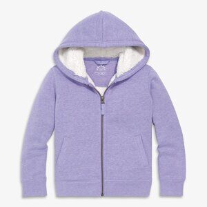 Primary Teddy fleece-lined zip hoodie Size 14heather-iris   - New with Tags